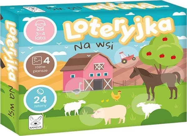 Sällskapsspel - brädspel Kangur Lotteryjka På landet 40131