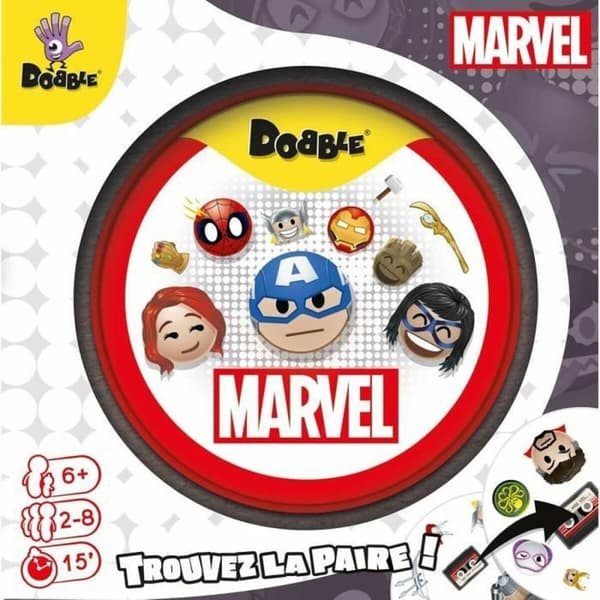 Utbildningsspel Asmodee Dobble: Marvel