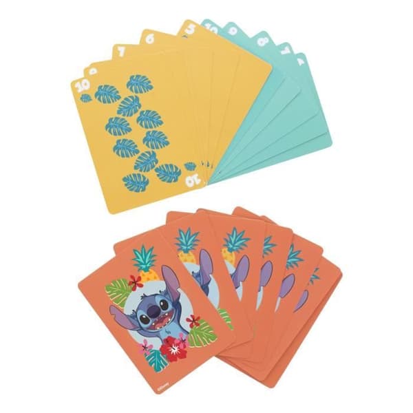 Stitch Card Game - Disney - Brädspel - 52 kort - Hawaiian färger
