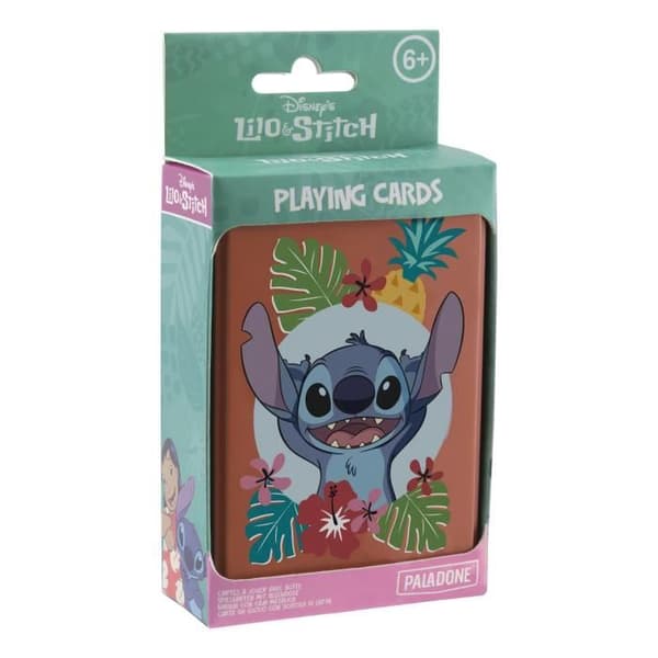 Stitch Card Game - Disney - Brädspel - 52 kort - Hawaiian färger
