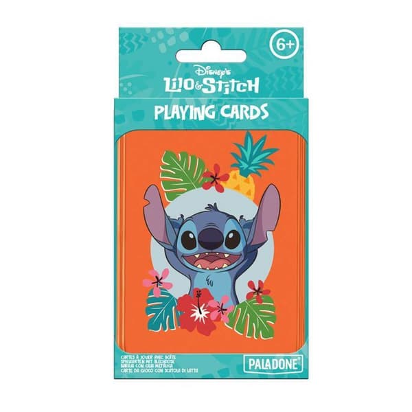 Stitch Card Game - Disney - Brädspel - 52 kort - Hawaiian färger
