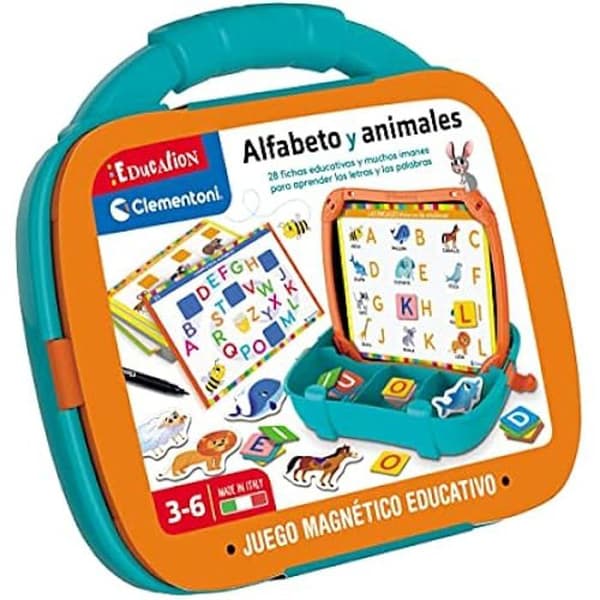 Pedagogiskt spel - Clementoni - Alphabet Education magnetfodral - Flerfärgad - från 3 år och uppåt