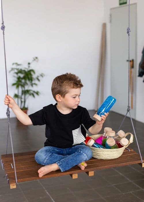Sensory bottles - PETIT BOUM - Pack Serenity - Blå - Avkoppling - 12 månader och uppåt
