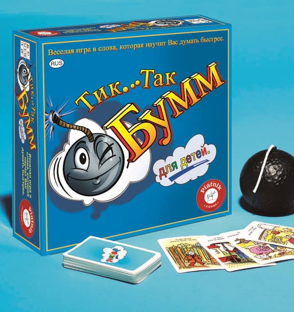 PIATNIK Board game Tik Tak Bomb Junior (In Russian lang.)