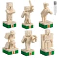 Miniatyrbild 3 av 4: Minecraft Overworld Heroes Vs Hostile Mobs schackuppsättning