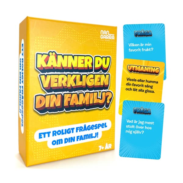 Känner du verkligen din familj? – Spelet som testar hur väl ni känner varandra