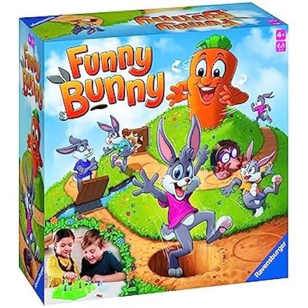 Funny Bunny brädspel - Ravensburger - För barn i åldern 4 år - Brädspel