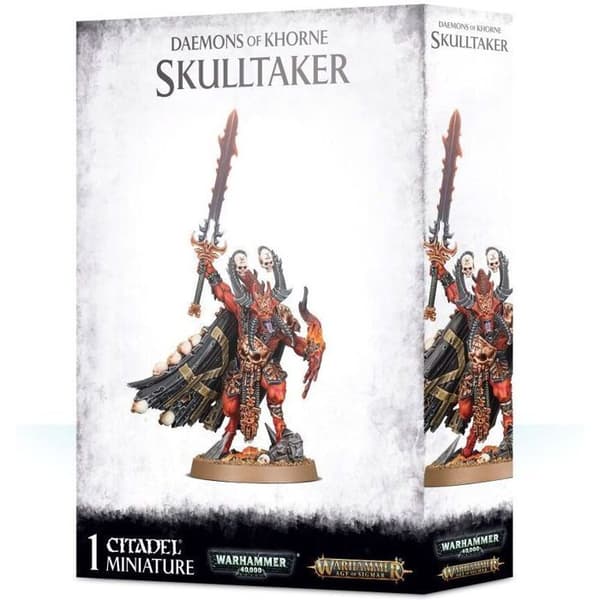 Figur - Games Workshop - Warhammer AoS &amp; 40k - Daemons Of Khorne Skulltaker - 14 delar - Från 12 år