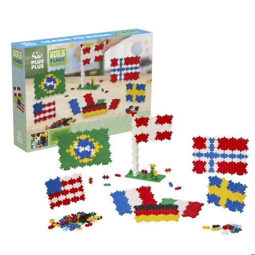 Plus-Plus Learn To Build Flags of the World