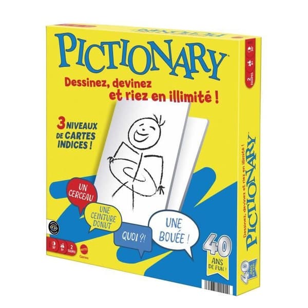 Pictionary - Familjespel för barn och vuxna - 8 år+ - JDX98