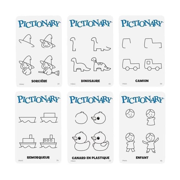 Pictionary - Familjespel för barn och vuxna - 8 år+ - JDX98
