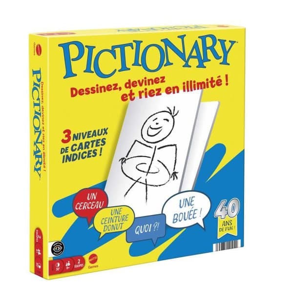 Pictionary - Familjespel för barn och vuxna - 8 år+ - JDX98