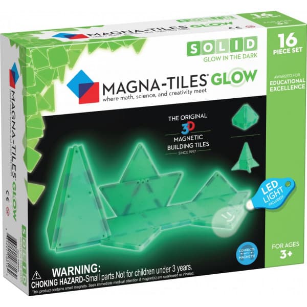 MAGNA-TILES Glow udvidelsessæt, 16 dele