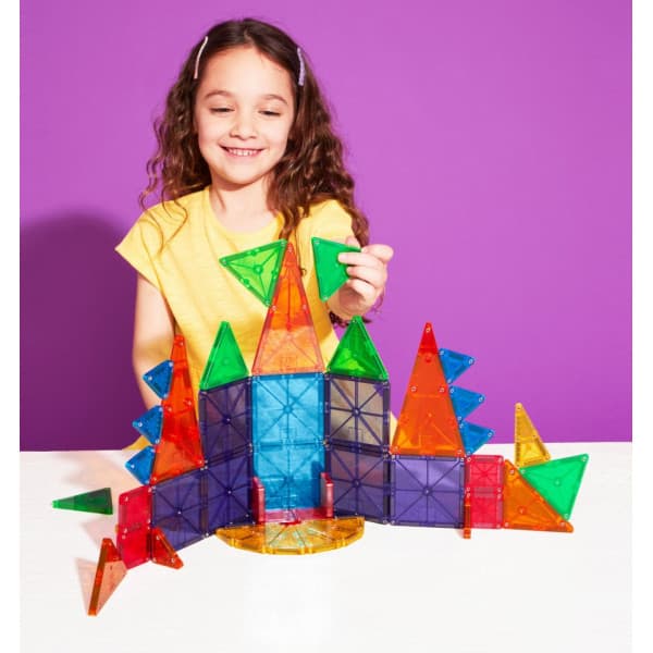 MAGNA-TILES & microMAGS Kombinations magnetbygge sæt, 46 dele