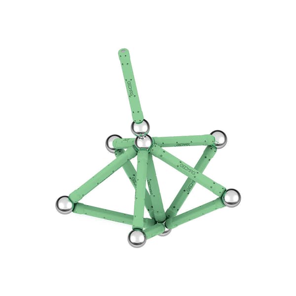 Geomag Magnetic Rods Glow 25 deler - genial magnetisk byggelek