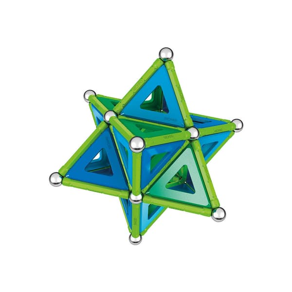 Geomag Magnetic Rods Classic 114 deler - kreativ konstruksjonslek med magnetiske paneler