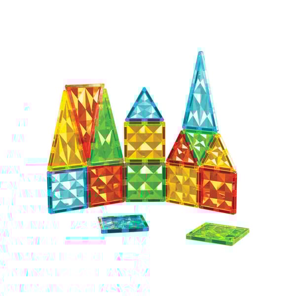 Geomag Magnetic Tiles Gems 16 kpl - luovaa leikkiä magneettisilla rakennuspalikoilla