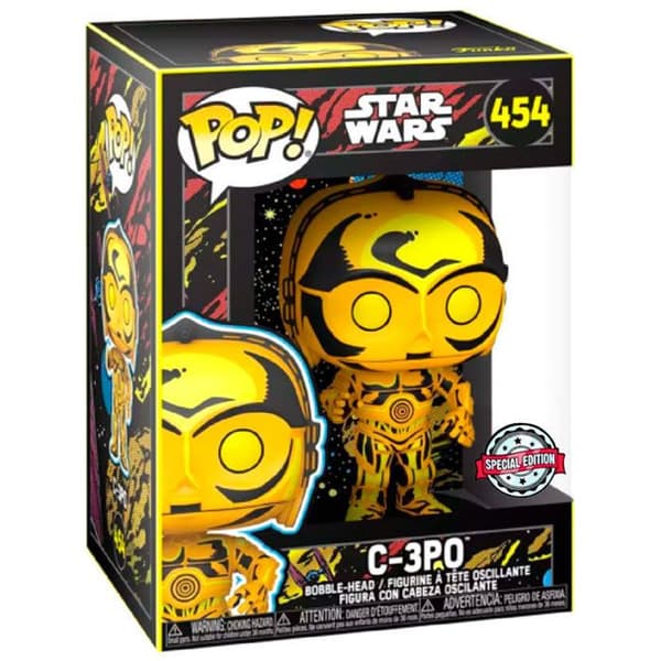 Figur i Funko Pop Star Wars Retro Series C-3PO Exklusiv