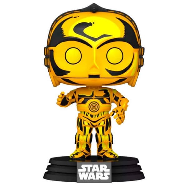 Figur i Funko Pop Star Wars Retro Series C-3PO Exklusiv