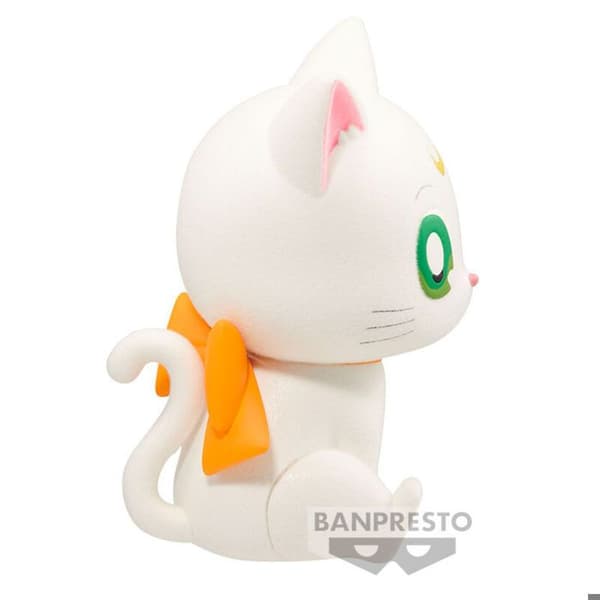Figurina - Banpresto - Pretty Guardian Sailor Moon - Artemis - Stor Ribbong - Fluffy Puffy