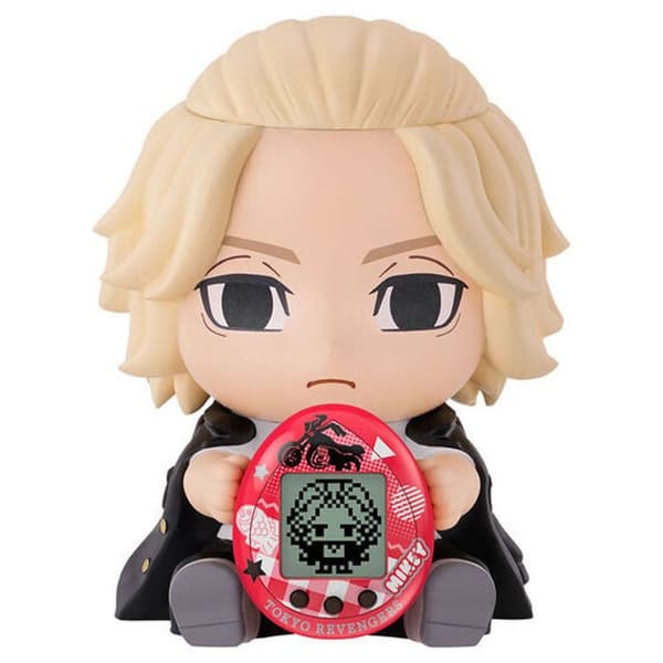 Figurine Bandai Tokyo Revengers Hugmy Tamagotchi + Manjiro Support