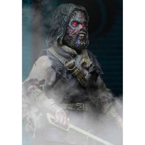Figur - NECA - The Mist Captain Blake Retro - 18 cm - Mycket rörlig - Trogna detaljer