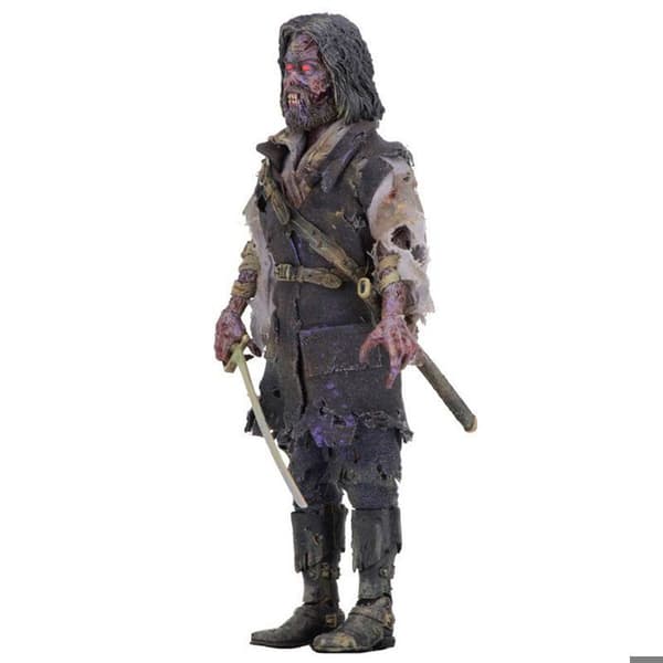 Figur - NECA - The Mist Captain Blake Retro - 18 cm - Mycket rörlig - Trogna detaljer