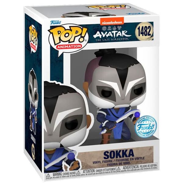 Figurine Funko Pop - Funko - Sokka Exklusiv - Välgjorda detaljer - För fans av Avatar - 3 år och uppåt
