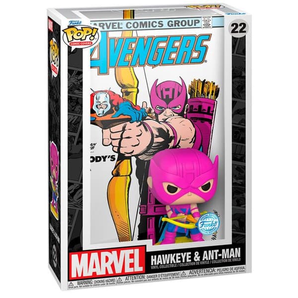 Figurine Funko Pop Comic Cover Marvel Avengers Hawkeye och Ant-Man