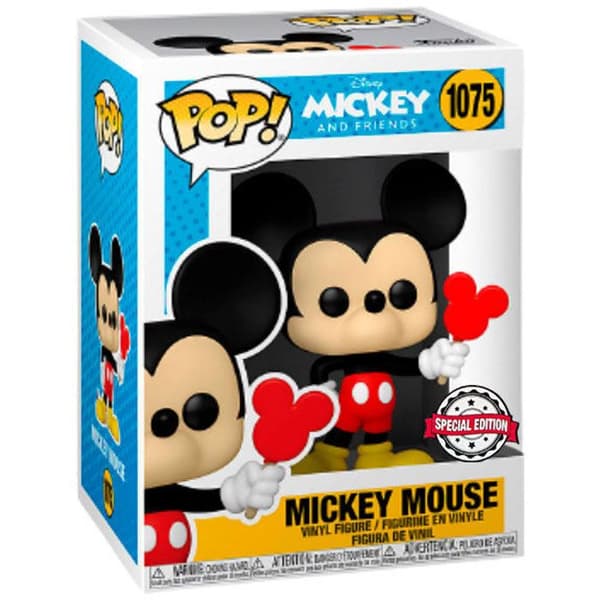 Figurine Funko Pop - Funko - Musse Pigg med glass - Exklusiv - Mixad - 3 år och uppåt