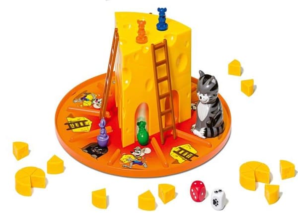 Ravensburger - 24558 - Brädspel Katt och Mus för Barn från 4 År - 2 till 4 Spelare - Gåvor för Barn
