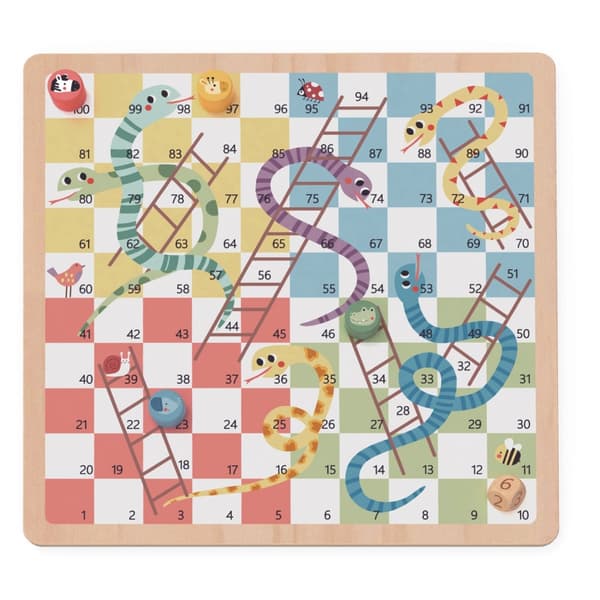 WOOPIE GREEN Brädspel Logik 2 i 1 Ludo Kinesiska + Befria Djuren