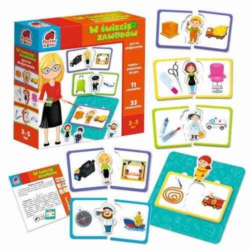 UDDANNELSESPIL I PROFESSIONENS VERDEN SPIL PUZZLE ROTER KAFER