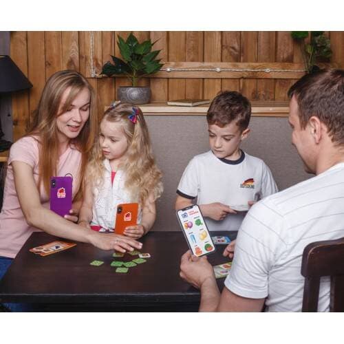 UDDANNELSESSPIL CRAZY LOTTO SHOPPING LIST SMARTPHONES ROTER KAFER