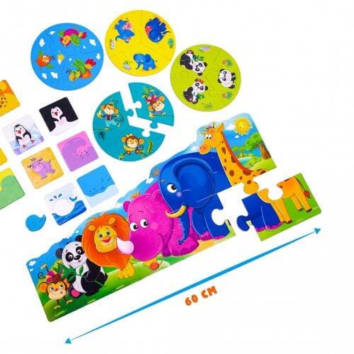 GAME ZOO WORLD FOR FØRSTEMULIGHEDER 3I1 PUZZLE DYR ROTER KAFER