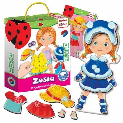 MAGNETIC GAME DRESS UP ZOSIA SEASONS MAGNETIT VAATTEET ROTER KAFER