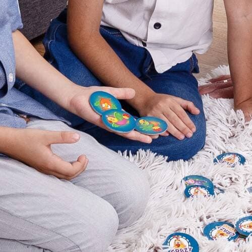 OPETUSPELI HAPPY FAMILES ELÄimet TOKENS PELI LAPSILLE ROTER KAFER