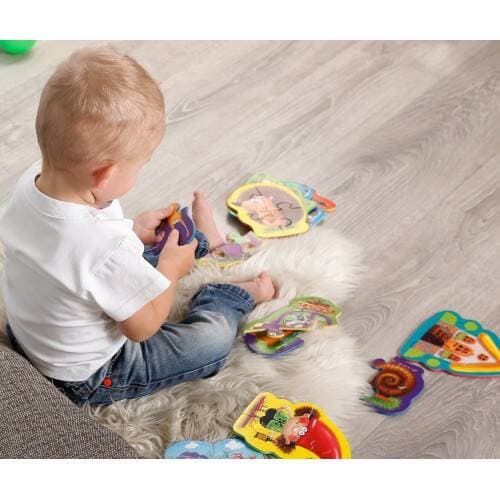 BABYPUZZLE UDDANNELSE SÆT EVENTYR BILLEDER SPIL FOR BØRN ROTER KAFER