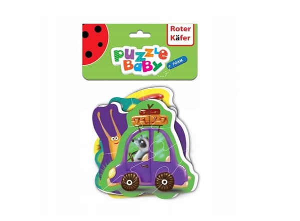 BABYPUZZLE UDDANNELSE SÆT EVENTYR BILLEDER SPIL FOR BØRN ROTER KAFER