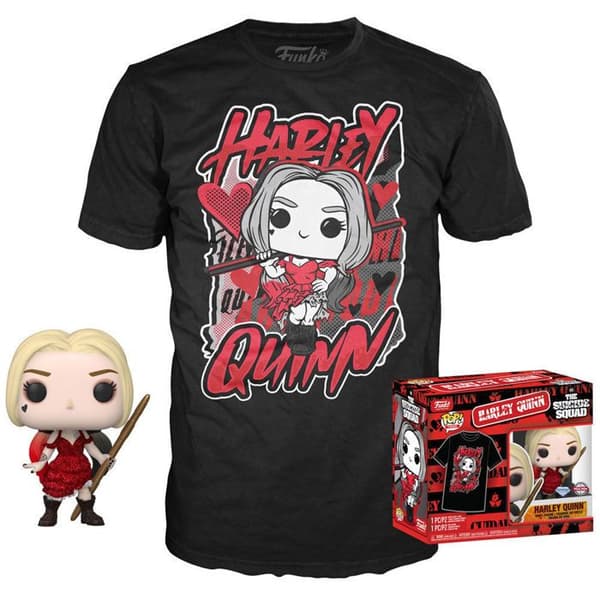 Figurine Funko POP & T-shirt DC Comics Suicide Squad Harley Quinn