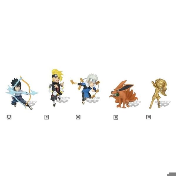 Samlarfigur Banpresto Naruto Shippuden - Narutop99 World Vol.5 (x12)