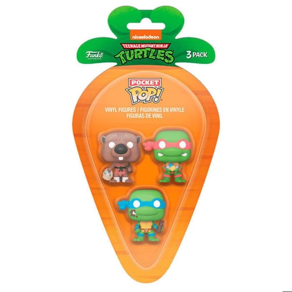 Figurine Funko Morot Pocket POP blister Ninja Turtles Splinter Leonardo Raphael (x3)