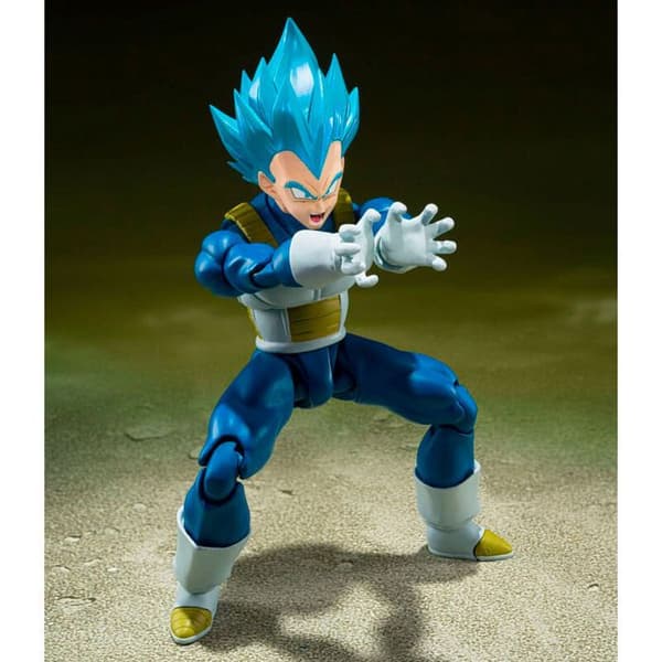 Figurine Tamashii Nations Dragon Ball Super Super Saiyan God Super Saiyan Vegeta Obeveklig Saiyan Stolthet S.H. Figuarts