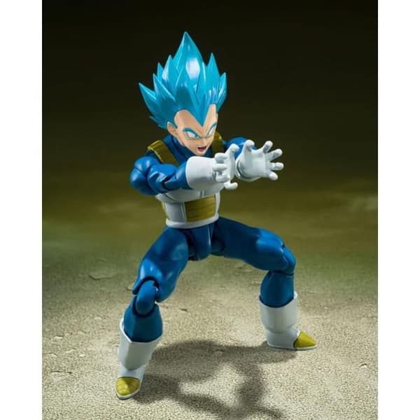 Figurine Tamashii Nations Dragon Ball Super Super Saiyan God Super Saiyan Vegeta Obeveklig Saiyan Stolthet S.H. Figuarts