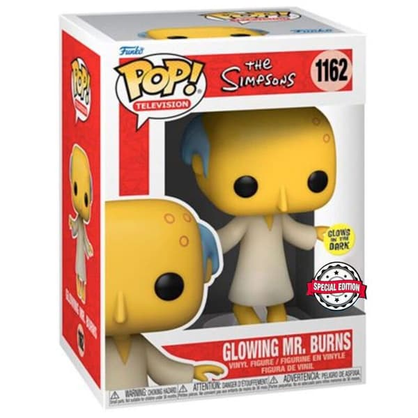 Figurine Funko Pop Simpsons Glödande Mr. Burns Exklusiv