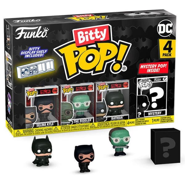 Figurine Bitty Pop - Funko - Batman 85-årsjubileum - Selina Kyle - Pack om 4 - Blandad
