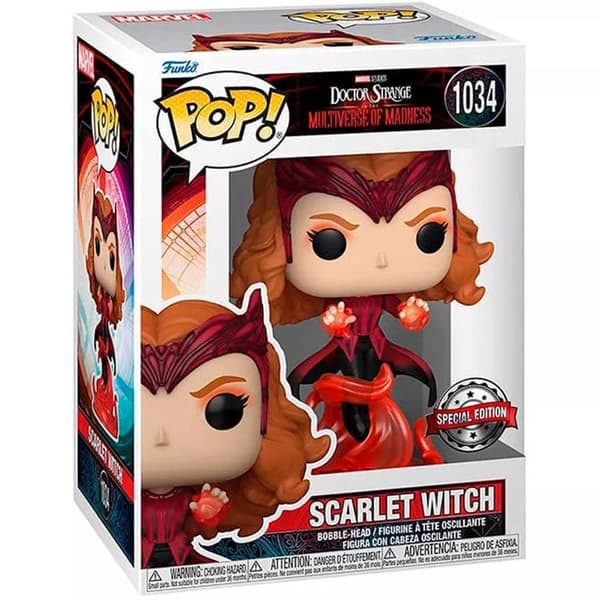 Figur figurine Funko POP - Marvel - Doctor Strange - Scarlet Witch - 10 cm - Exklusiv