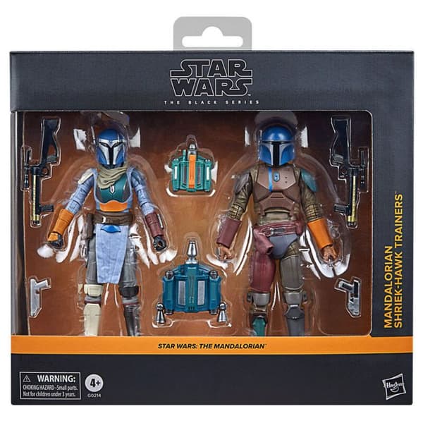Hasbro Star Wars The Mandalorian & Shriek-Hawk Trainers Figurset
