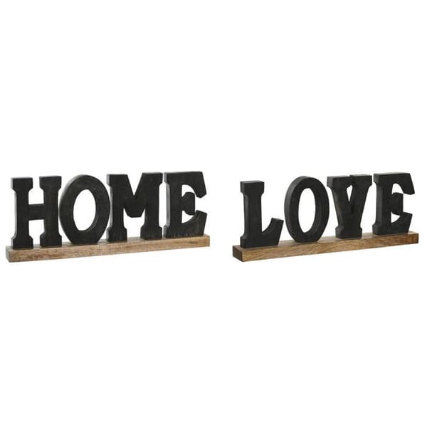 Figurindekoration DKD Home Decor 40x5x15 cm (x2)