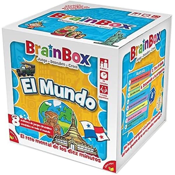 Sällskapsspel - Asmodee - Brainbox The World TGG13401 - Flerfärgad - 2 spelare eller fler - 30 min